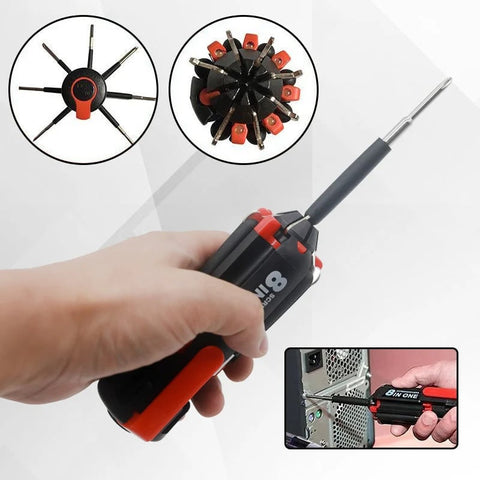 🔥BIG SALE - 48% OFF🔥🔥8 Screwdrivers in 1 Tool with Worklight and Flashlight