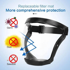 Full Face Protection Large Transparent Face Shield