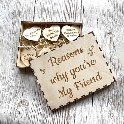 🔥BIG SALE - 47% OFF🔥🔥"Reasons Why You Are My Friend" Friendship Gift