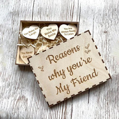 Reasons Why You Are My Friend" Friendship Gift