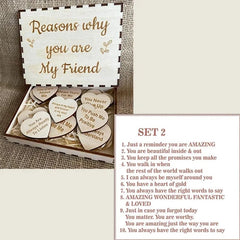 Reasons Why You Are My Friend" Friendship Gift