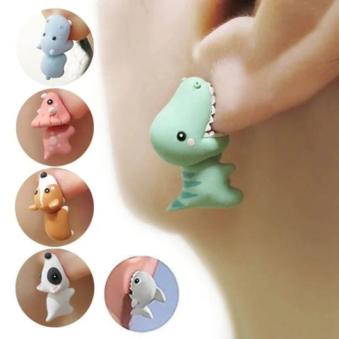 🔥BIG SALE - 49% OFF🔥🔥Cute Animal Bite Earrings