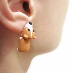 Cute Animal Bite Earrings